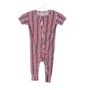 Little Bum Bums SS/LP Red, White, Blue, 6-9 mo